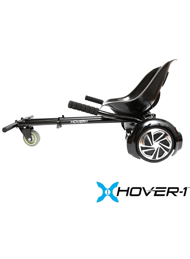 Hover-1 Kart Buggy Hoverboard Attachment | Compatible with Most 6.5" & 8" Electric Hoverboards, Hand-Operated Rear Wheel Control, Adjustable Frame & Straps, Easy Assembly & Install Hoverboard Go Kart - Image 4